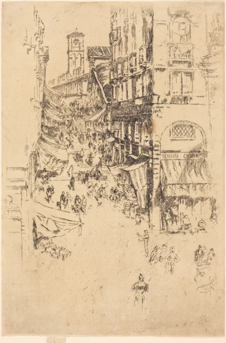 The Rialto by James McNeill Whistler, print, 1880