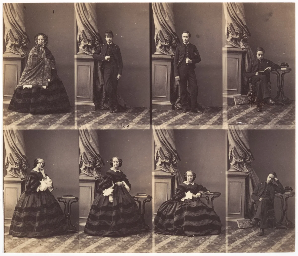 Taglione by André Adolphe-Eugène Disdéri, photograph, 1857-1858