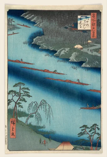 Kawaguchi by Utagawa Hiroshige (歌川広重), print, 1857