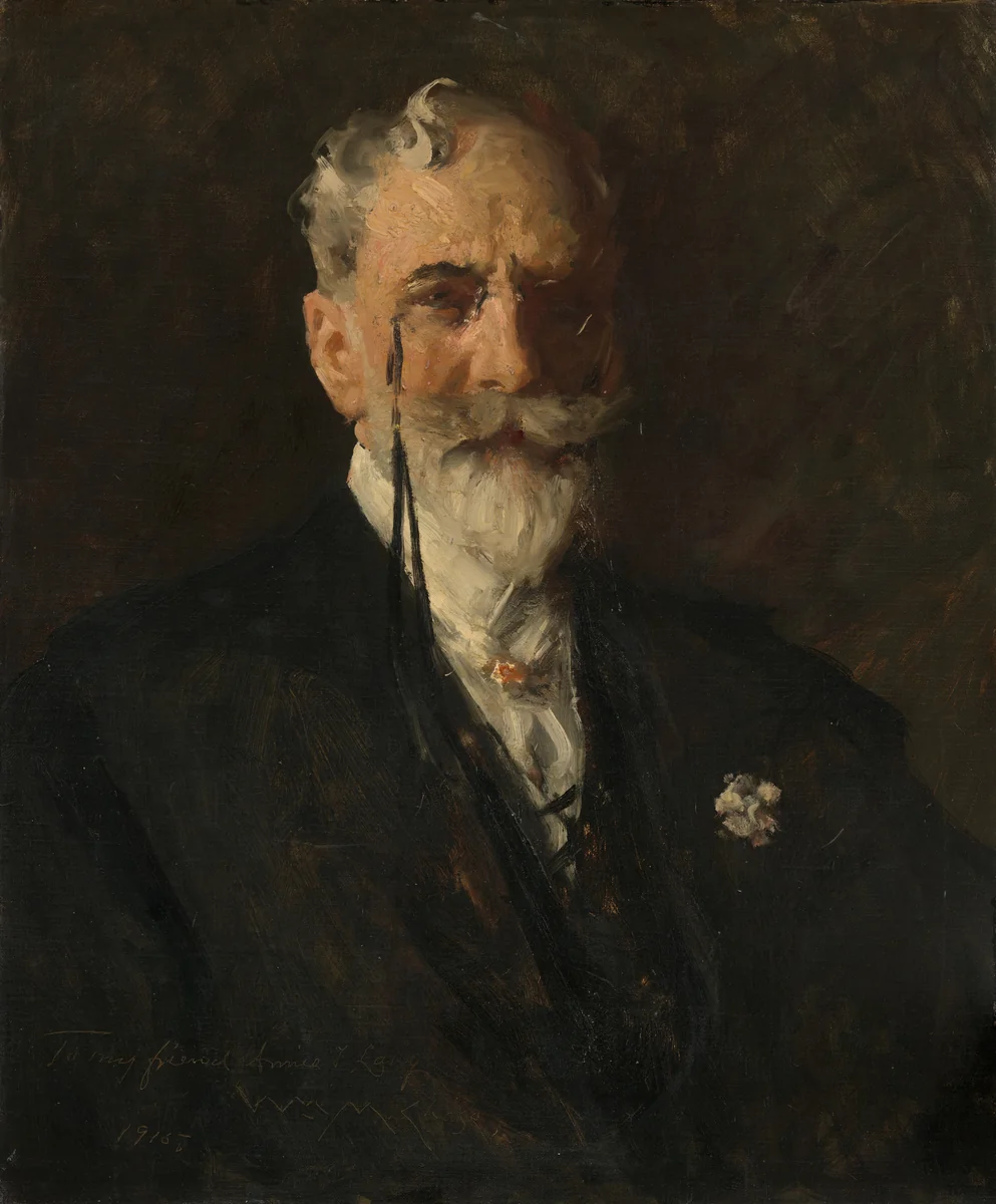 Self-Portrait by William Merritt Chase, painting, 1915