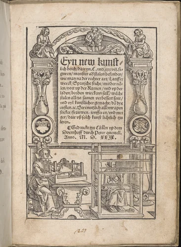 Title page (2 recto), from "Eyn New Kunstlichboich" by Peter Quentel, book, 1529