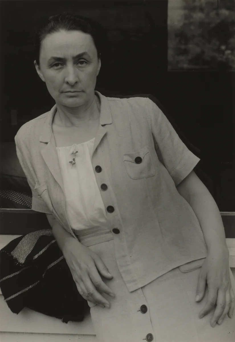 Georgia O'Keeffe by Alfred Stieglitz, photograph, 1935