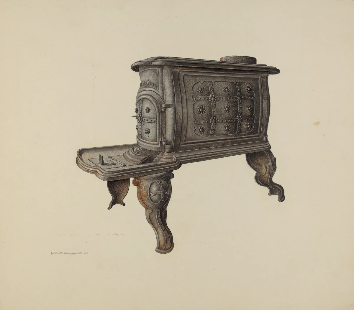 Stove by Albert Geuppert, index of american design, 1938