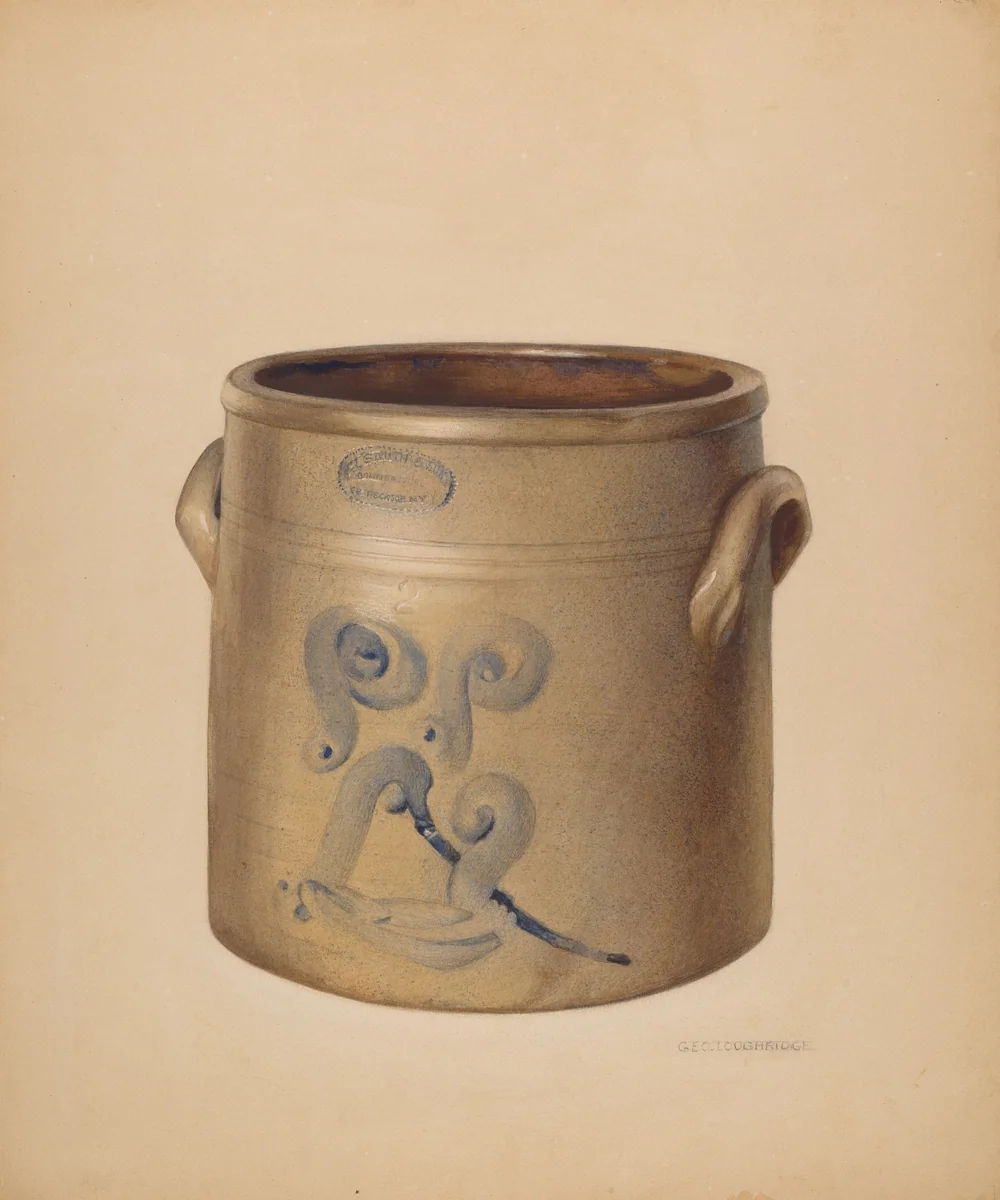 Crock by George Loughridge
Yolande Delasser, index of american design, 1937-1938