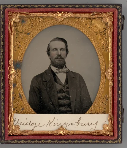 Untitled (Portrait of Albridge Kingsbury) by Unknown maker, other, 1862