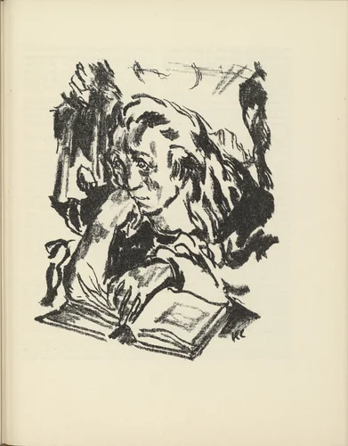 Untitled (plate, page 149) from the periodical Münchner Blätter für Dichtung und Graphik, vol. 1, no. 10 (October 1919) by Karl Caspar, periodical, 1919