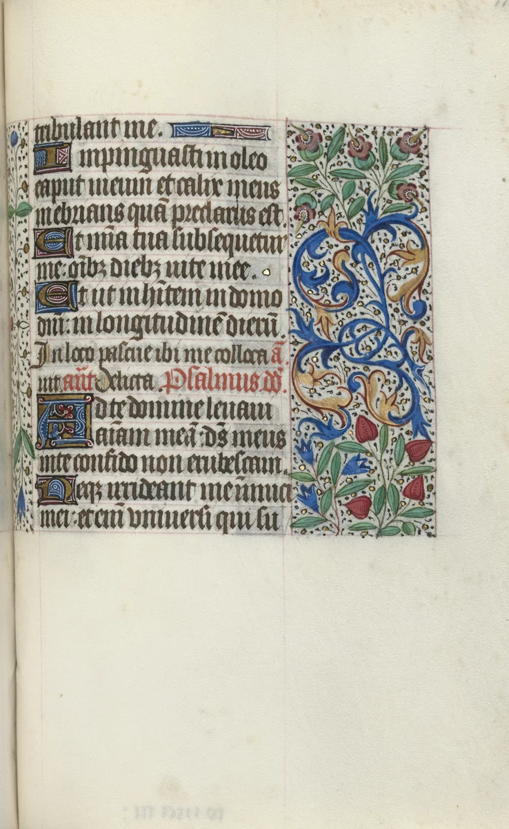 Book of Hours (Use of Rouen): fol. 118r by Master of the Geneva Latini, book, 1465-1475