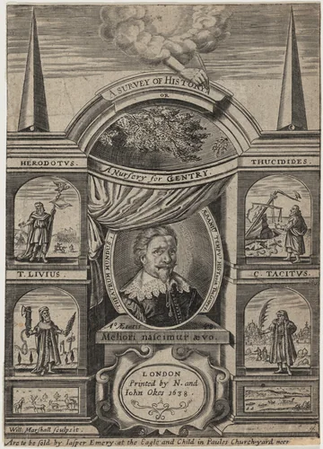 Title page to R. Brathwait, A Survey of History by William Marshall, print, 1638