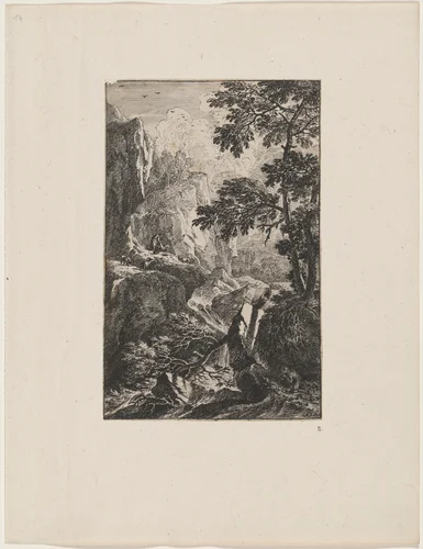 The Hunter by Joachim Franz Beich, print, 1700-1725