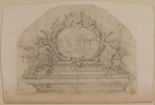 Ornamental Design by anonymous, drawing, 1700-1800