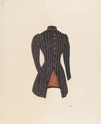 Black Satin Jacket by Joseph L. Boyd, index of american design, 1938