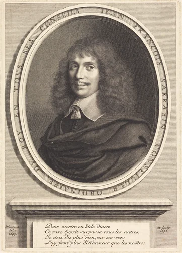 Jean-Pierre Sarrazin by Robert Nanteuil, print, 1656