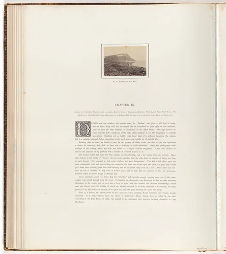 "Svartehuk, or Black Head" by George P. Critcherson, John L. Dunmore, William Bradford, photograph, 1869