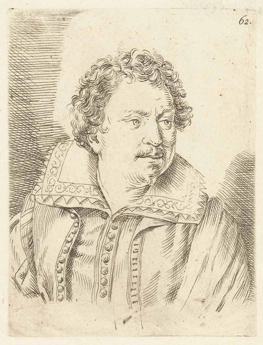 Giacomo Antonio Mannini by Ottavio Leoni, print, 1578-1630