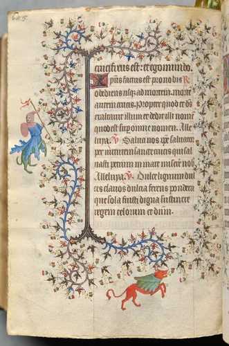 Hours of Charles the Noble, King of Navarre (1361-1425), fol. 318v, Text by Master of the Brussels Initials and Associates, book, 1400-1410