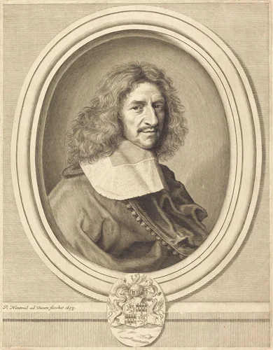 Louis Hesselin by Robert Nanteuil, print, 1658