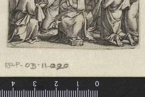 Uitstorting van de Heilige Geest by Unknown, print, 1534-1535