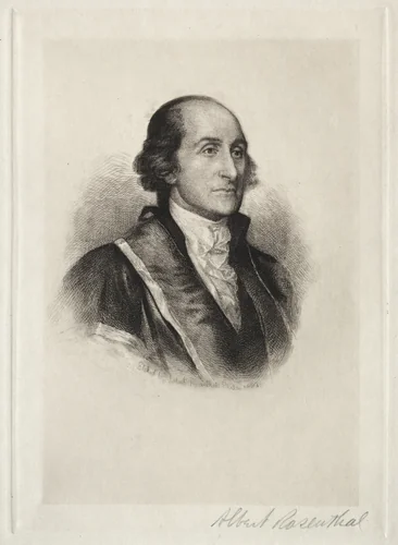 John Jay by Albert Rosenthal, print, 1887
