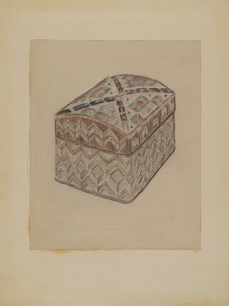 Box by Melita Hofmann, index of american design, 1935-1942