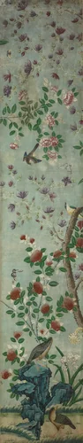 Wall Panel: Birds and Flowers by France, other, 1800-1825
