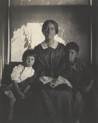 Mother and Children (Mrs. Turner) by Gertrude Käsebier, photograph, 1910