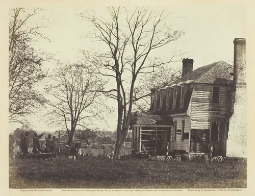 Moore House, Yorktown, Virginia by Wood and Gibson, photograph, 1862