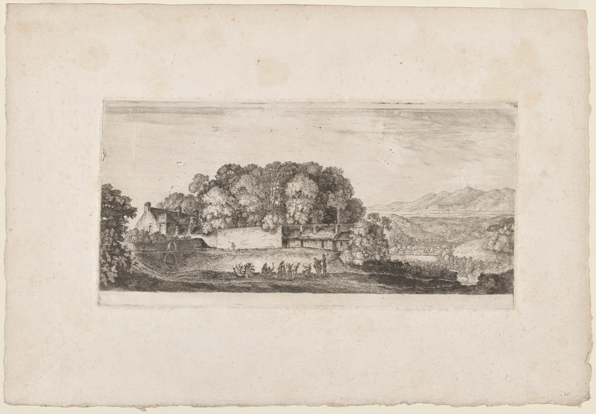 Hill-head, near Lasswade by John Clerk, print, 1765-1775
