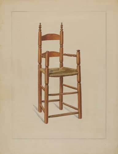 High Chair by Elizabeth Curtis, index of american design, 1936