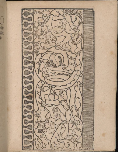 Ein new Modelbuch..., title page (verso) by Johann Schönsperger, book, 1524