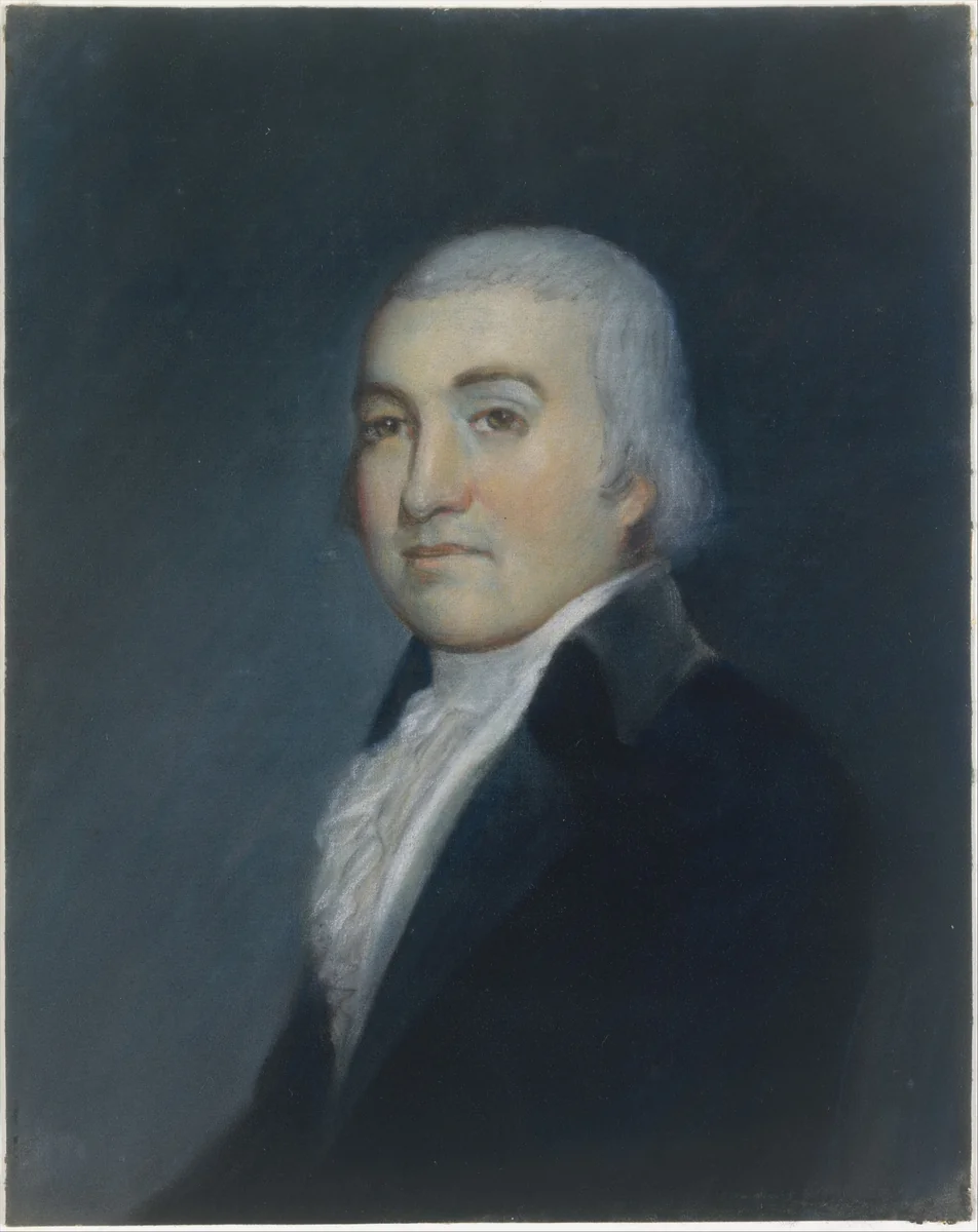 Noah Webster by James Sharples, artwork, 1751-1849