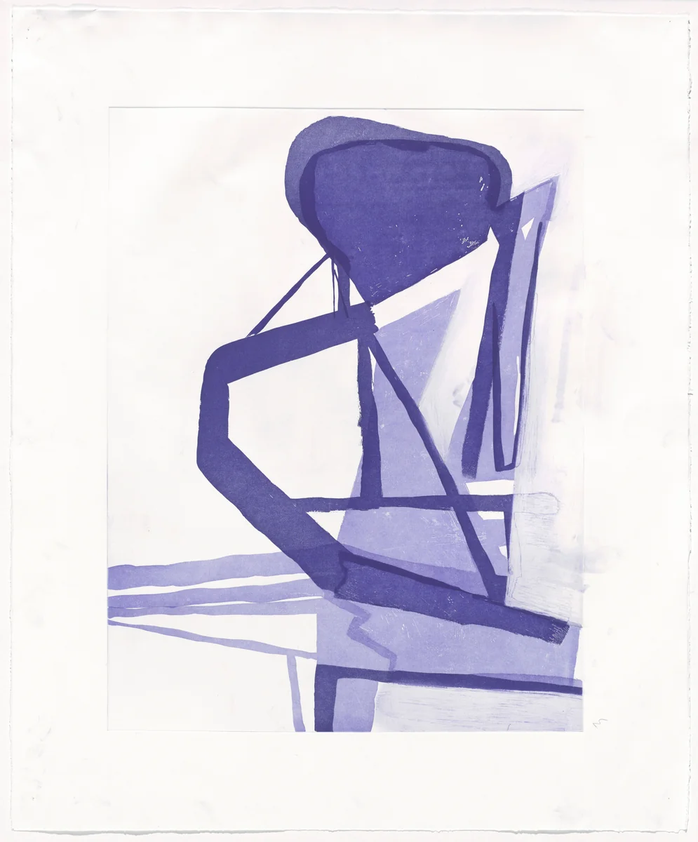O & N (working proof 10) by Amy Sillman, print, 2007