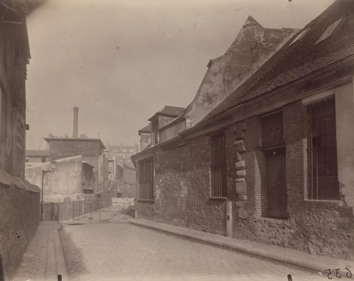 Rue des Gobelins by Eugène Atget, photograph, 1926