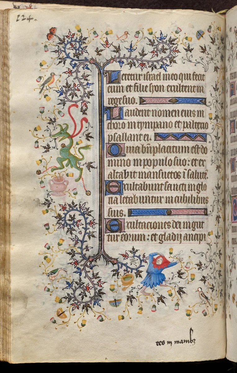 Hours of Charles the Noble, King of Navarre (1361-1425): fol. 62v, Text by Master of the Brussels Initials and Associates, book, 1400-1410