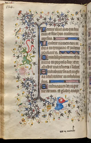 Hours of Charles the Noble, King of Navarre (1361-1425): fol. 62v, Text by Master of the Brussels Initials and Associates, book, 1400-1410
