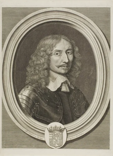 Portrait of Henri de Lorraine, Duke of Mouy by Robert Nanteuil, print, 1651