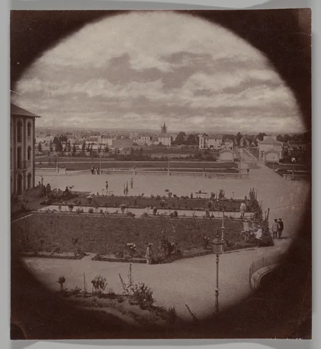 Asile impériale de Vincennes, vue de Charenton by Charles Nègre, photograph, 1858-1859