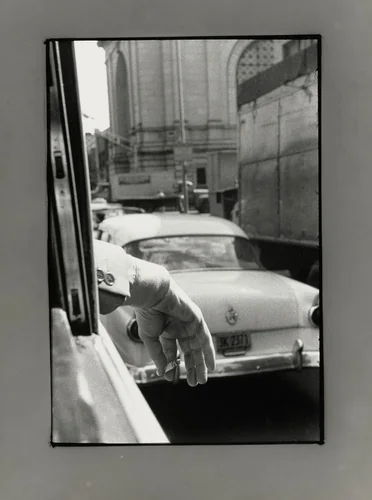 From the Bus, New York by Robert Frank, photograph, 1958