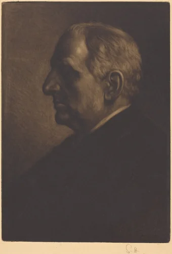 Sir Seymour Haden by Alphonse Legros, print, 1837-1911