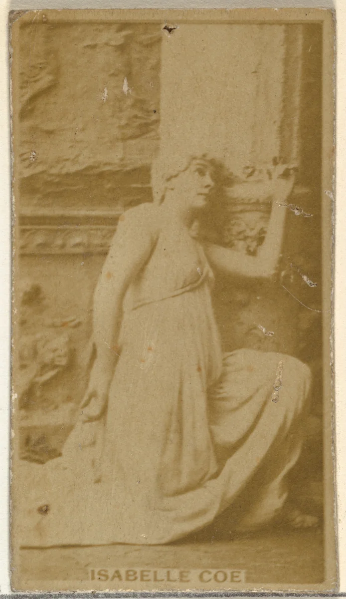Isabelle Coe, from the Actors and Actresses series (N145-8) issued by Duke Sons & Co. to promote Duke Cigarettes by W. Duke, Sons & Co., photograph, 1890-1895