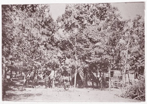 New York Herald Headquarters by Timothy O'Sullivan, photograph, 1863