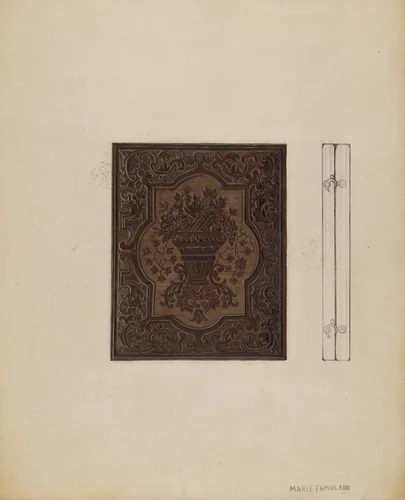 Portrait Case by Marie Famularo, index of american design, 1935-1942