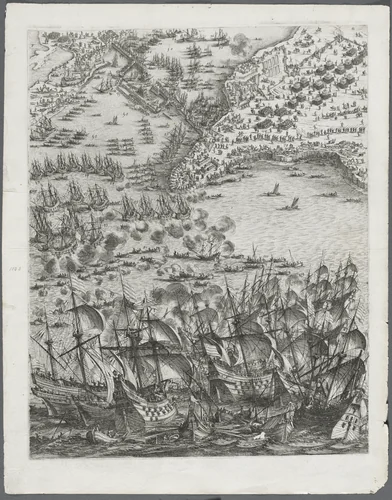 The Siege of La Rochelle: Plate 11 by Jacques Callot, print, 1628-1630