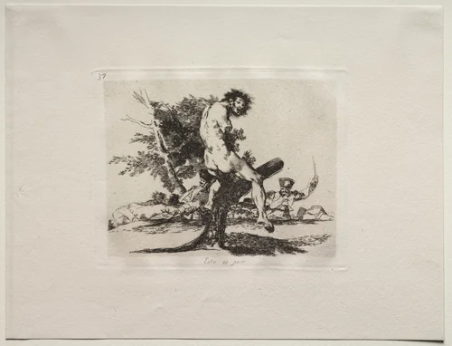 The Horrors of War: This Is Worse by Francisco de Goya, print, 1810-1820
