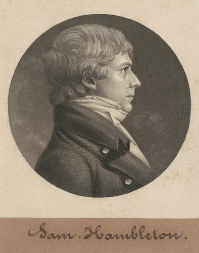 Samuel Hambleton by Charles B. J. Févret de Saint-Mémin, print, 1806