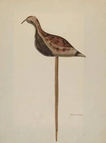 Decoy by Franklyn Syres, index of american design, 1940