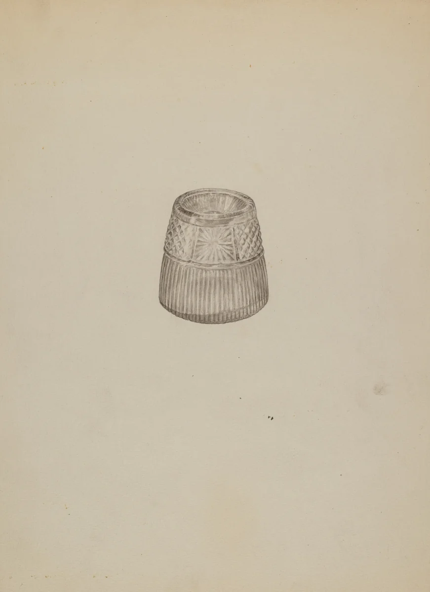 Inkwell by Giacinto Capelli, index of american design, 1938