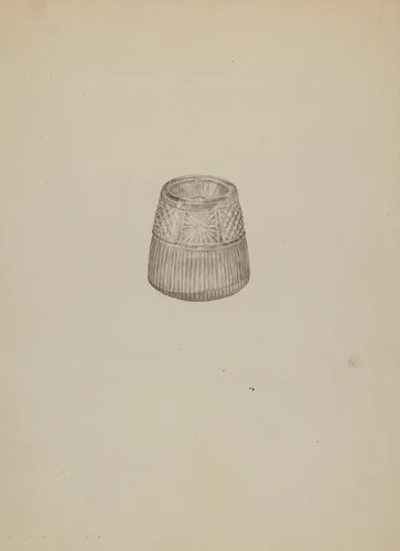 Inkwell by Giacinto Capelli, index of american design, 1938