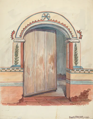 Wall Painting by Robert W.R. Taylor, index of american design, 1936