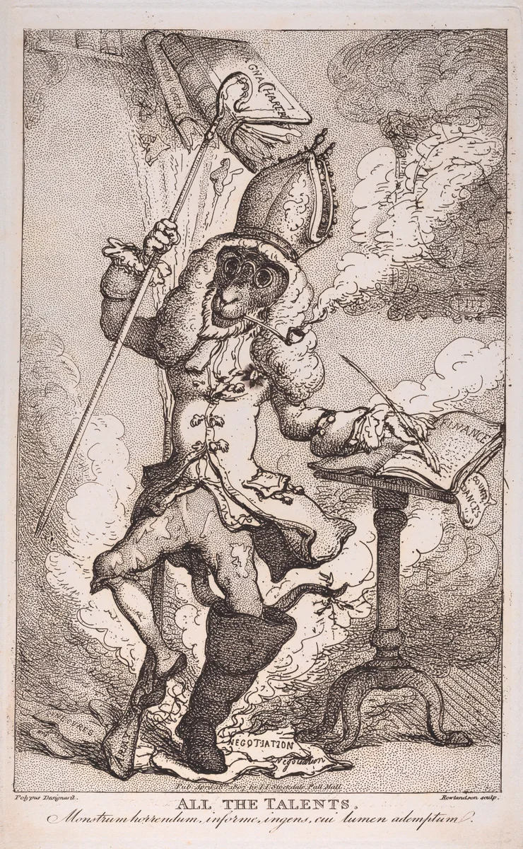 All the Talents by Thomas Rowlandson, print, 1807
