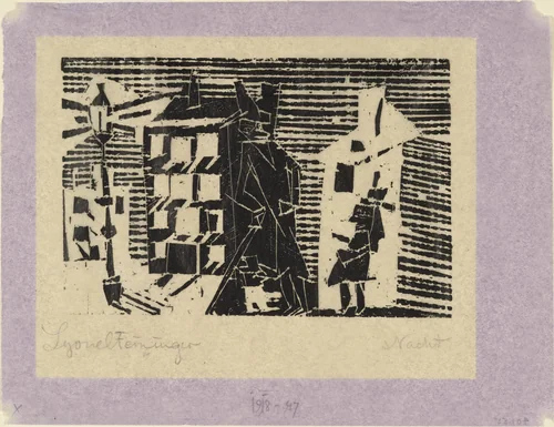 Night (Nacht) by Lyonel Feininger, print, 1918